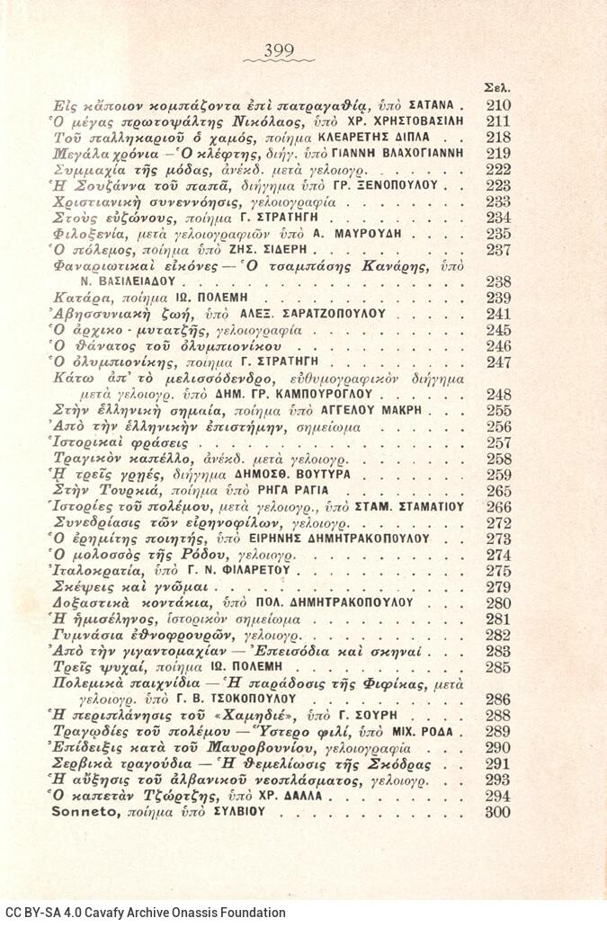 18 x 13 εκ. 2 σ. χ.α. + 400 σ. + 2 σ. χ.α., όπου στο φ. 1 κτητορική σφραγίδα CPC στο rec